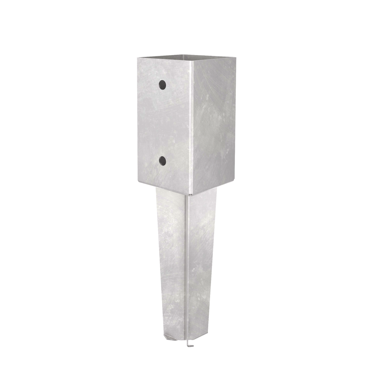 Fence post repair spike, hot-dip galvanised, for straightening leaning fence posts