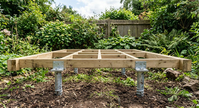 Ground screw anchors to foundation-free deck: 2026