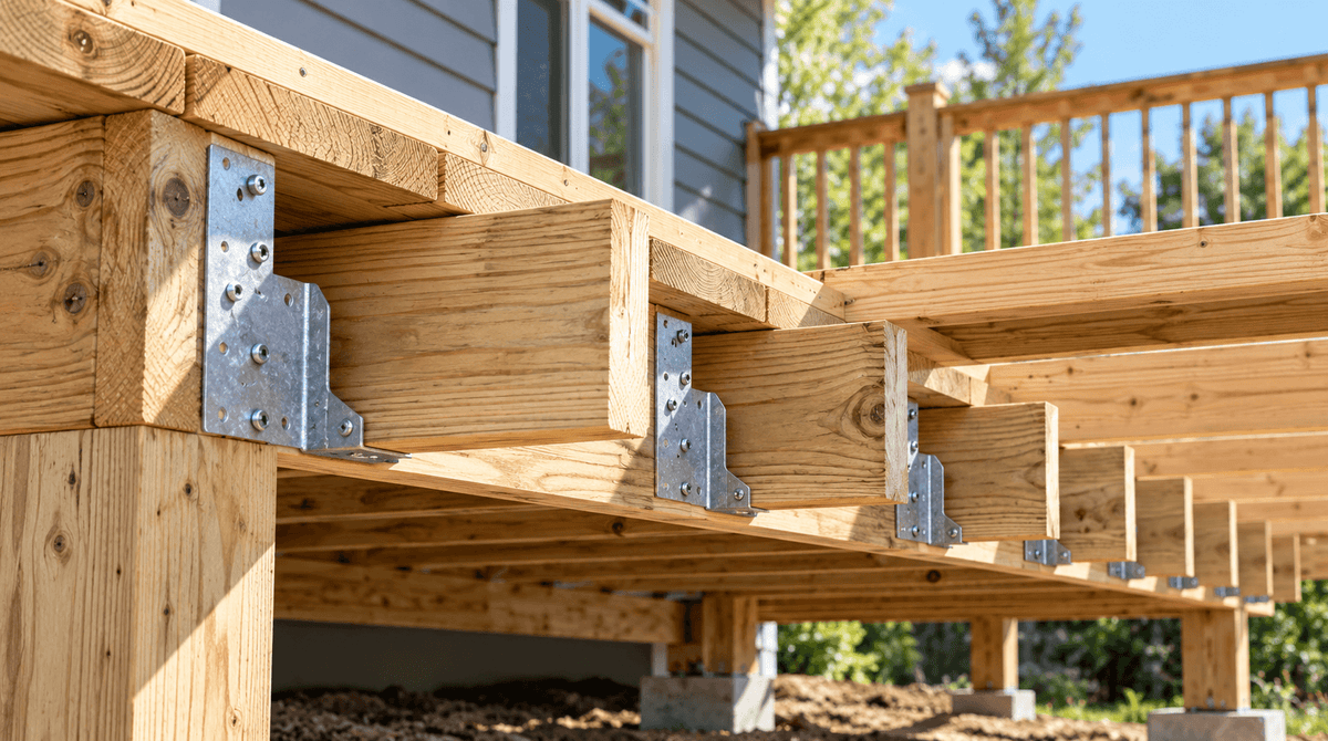 Joist hangers to a code-compliant deck: 2026 workflow