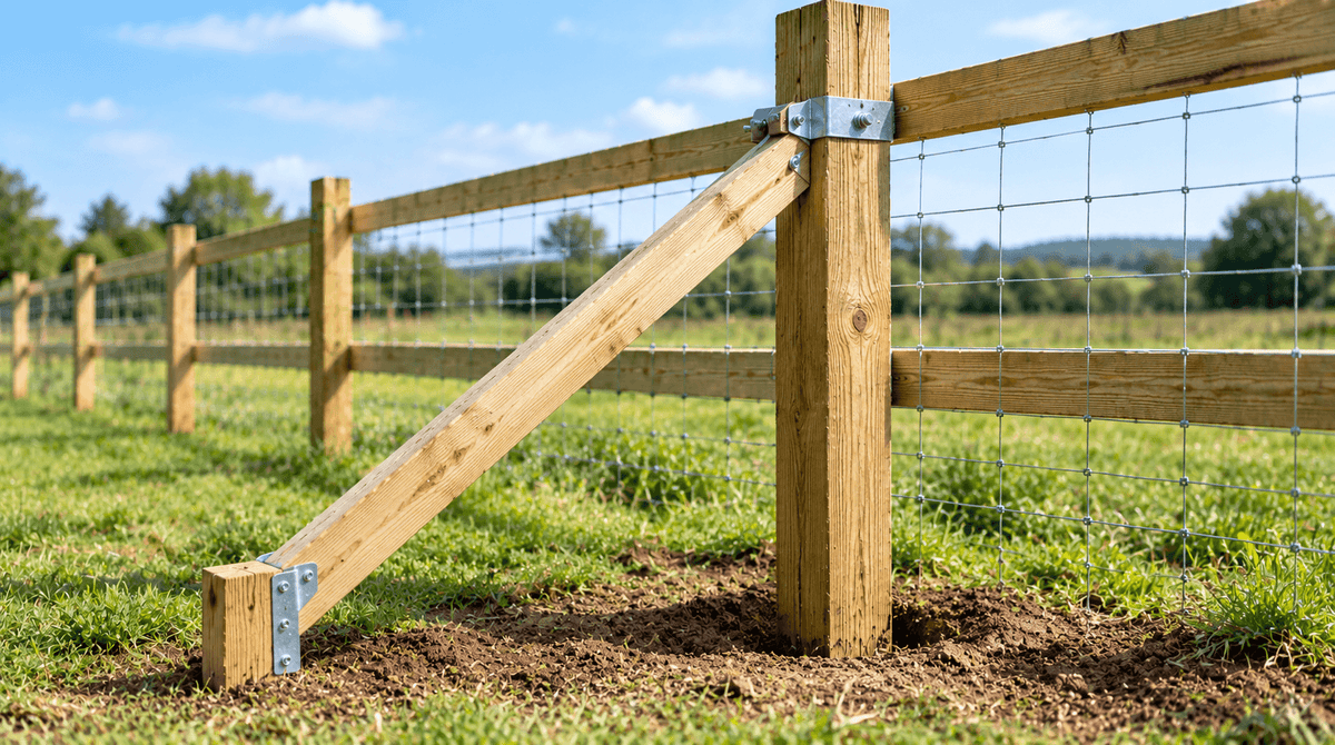 How to Brace a Fence Post: Temporary and Permanent Methods