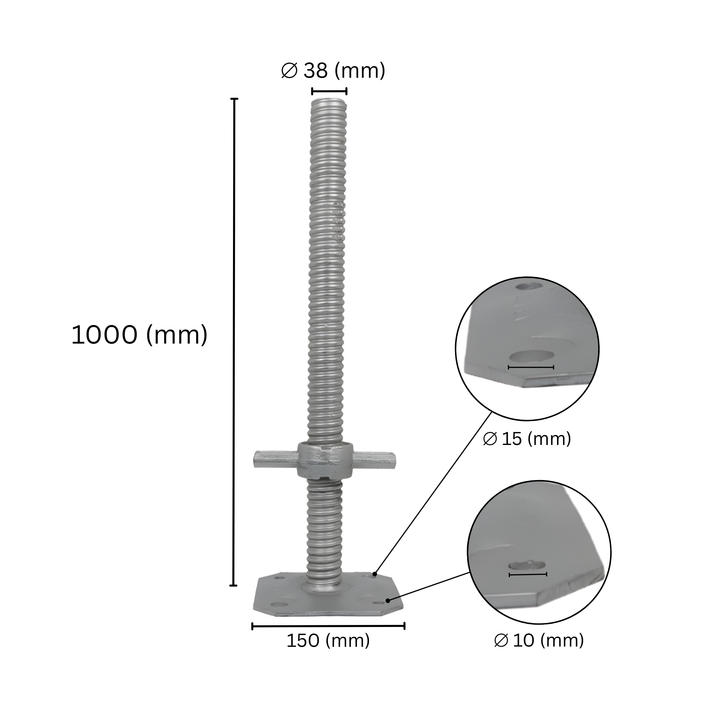 Adjustable Scaffolding Screw Jack