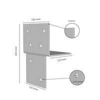 Conector en T Madera 