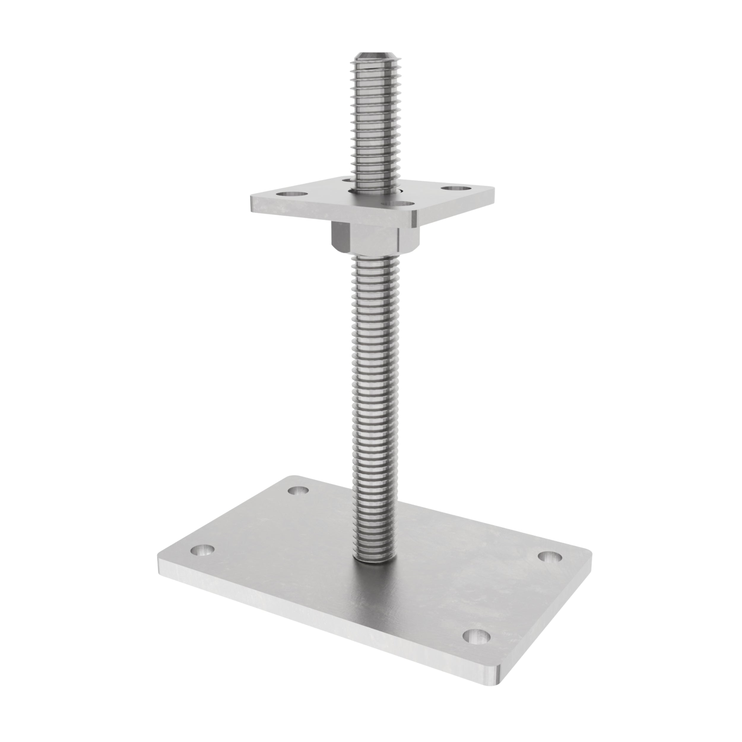 Bolt down height adjustable post support