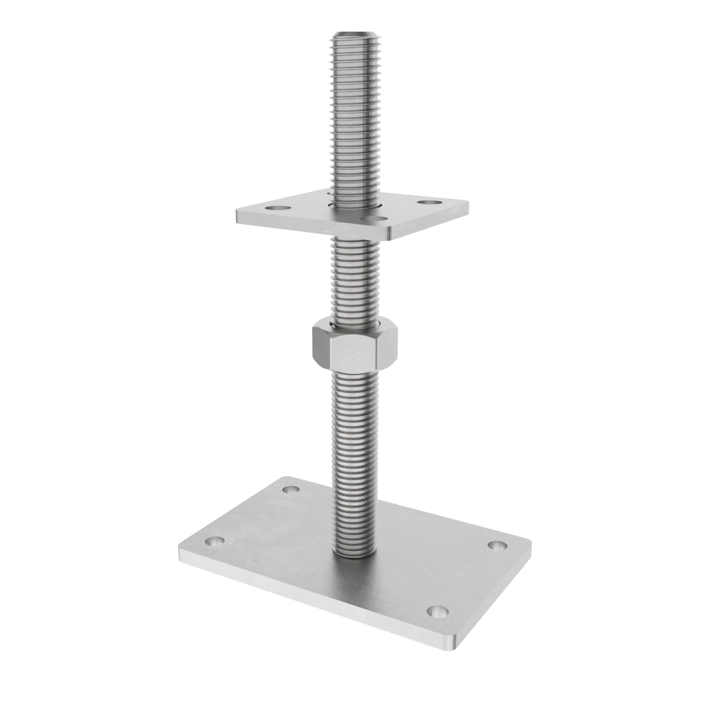 Bolt down height adjustable post support