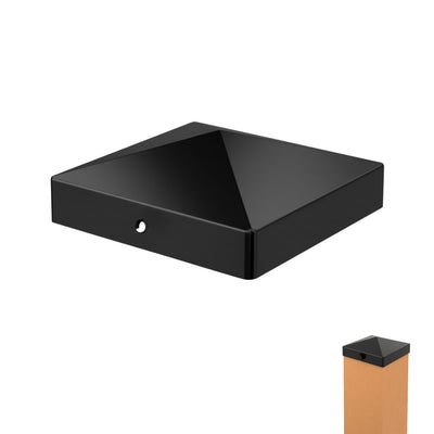 Square Pyramid Fence Post Cap
