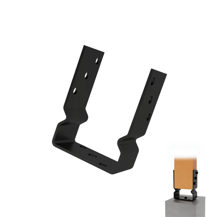U Shaped Bracket with Bend | Fence Post Support
