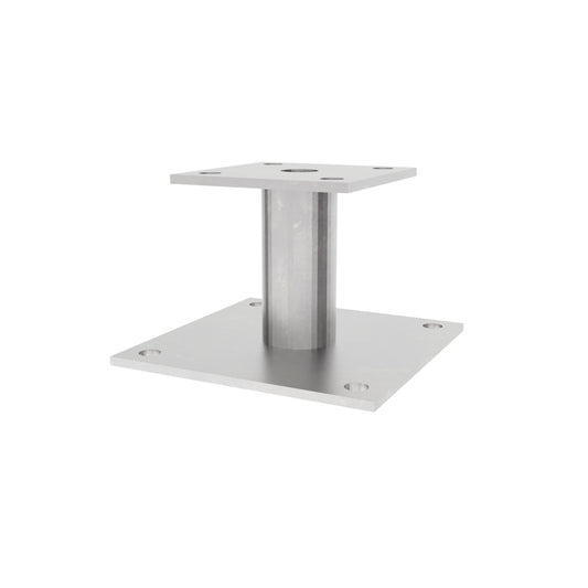 Anclaje de placa de soporte de poste
