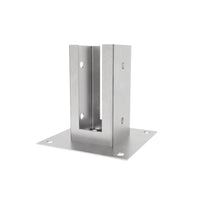 Base de soporte para poste cuadrado