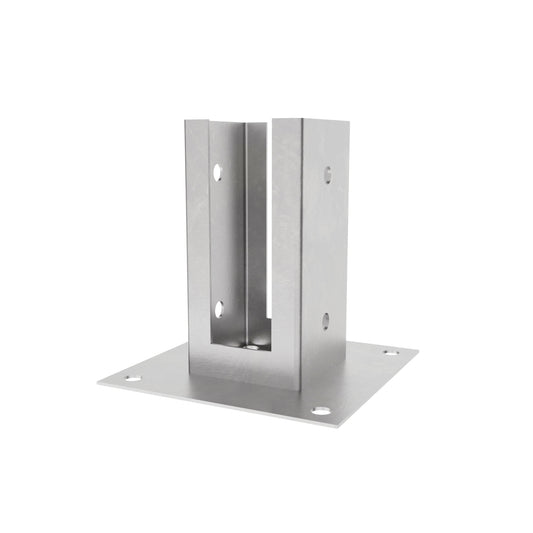 Base de soporte para poste cuadrado
