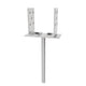  Soporte de Poste en U Ajustable con Placa