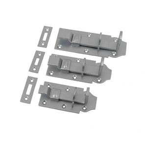 Cranked sliding barrel bolts