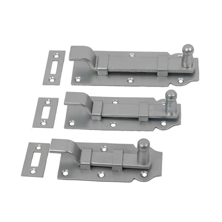 Cranked sliding barrel bolts