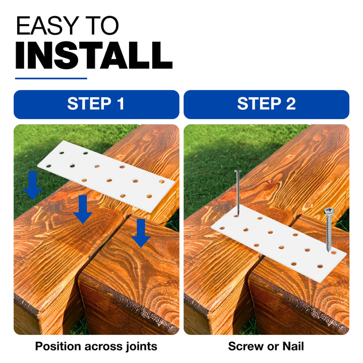 Perforated wood connector plate