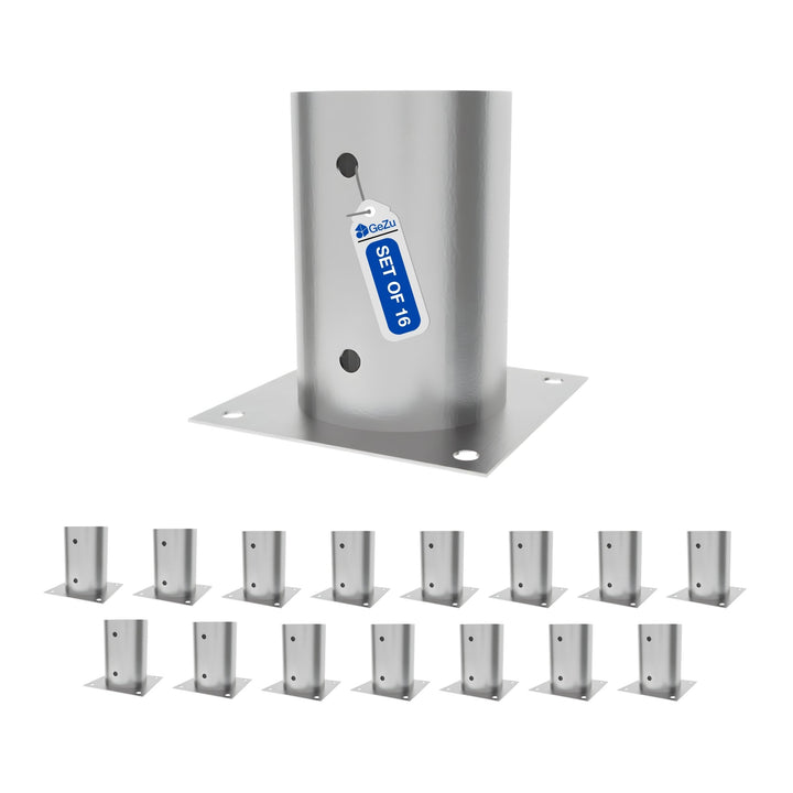 Support pied de poteau bois carré Bundle