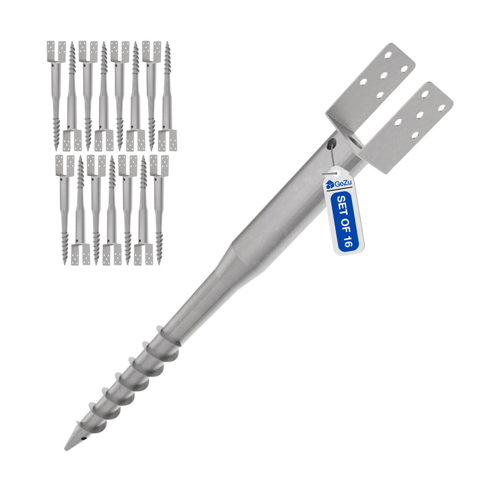 No Dig Ground Screw Anchor | U Model Ground Spike Bundle