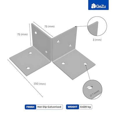 Pergola Gulvbeslag 3607 | Gulvmontert Stolpetilkobling