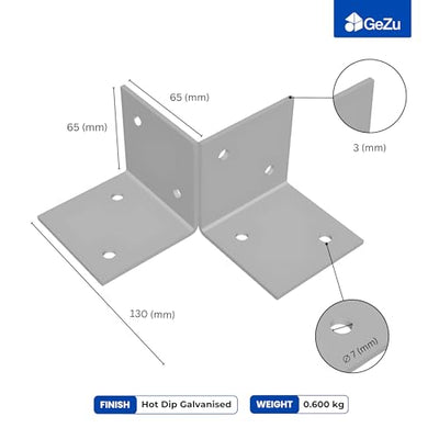 Pergola Gulvbeslag 3607 | Gulvmontert Stolpetilkobling