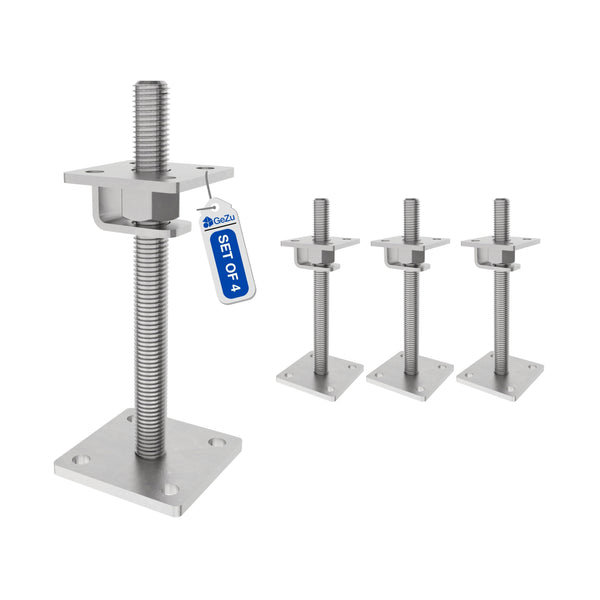Height Adjustable Bolt Down Post Support | Adjustable Post Base Bundle