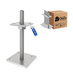 Height Adjustable Bolt Down Post Support, Post Base Bundle