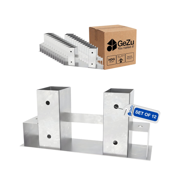 Firewood Log Storage Rack Bracket Bundle