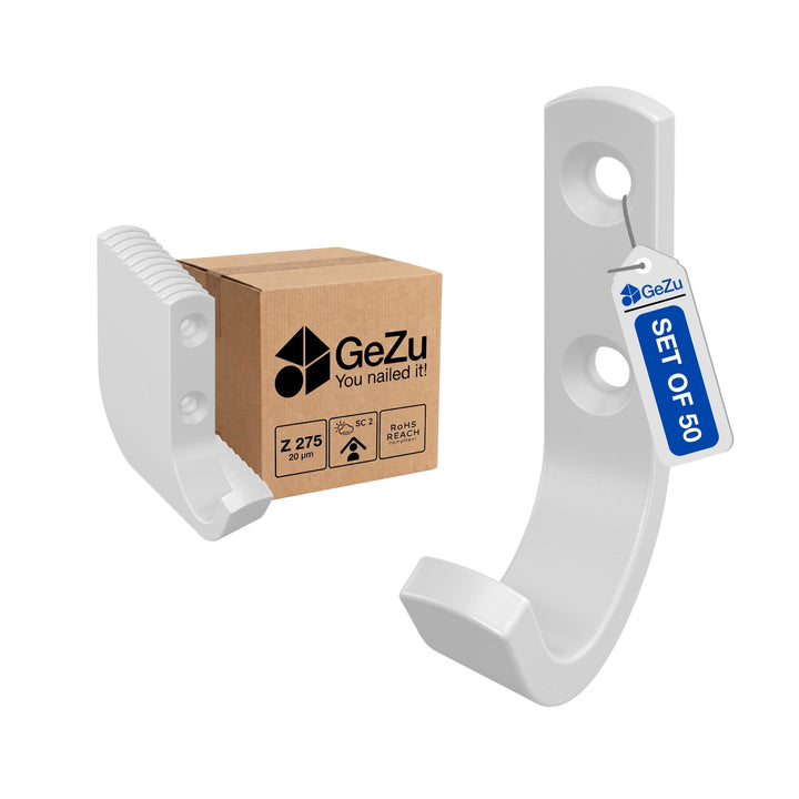 Coat hook - White - Gezu Impex