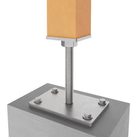 Soporte regulable para poste