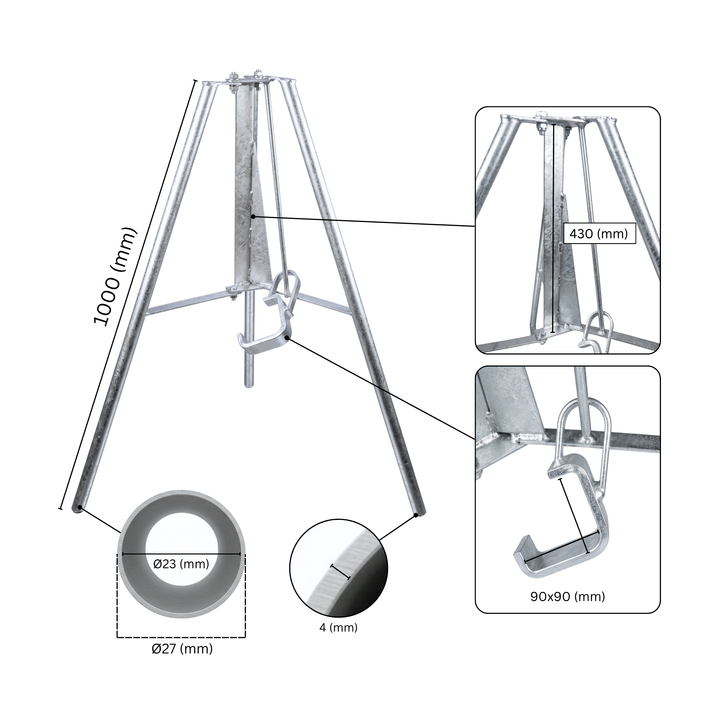 Adjustable Steel Prop Tripod