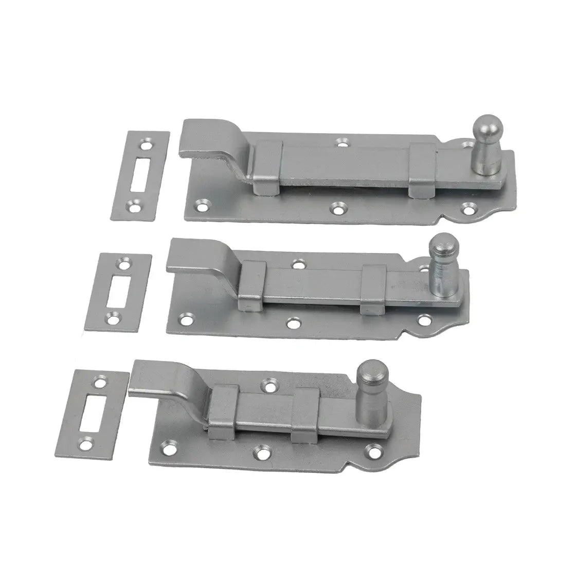 Cranked sliding barrel bolts