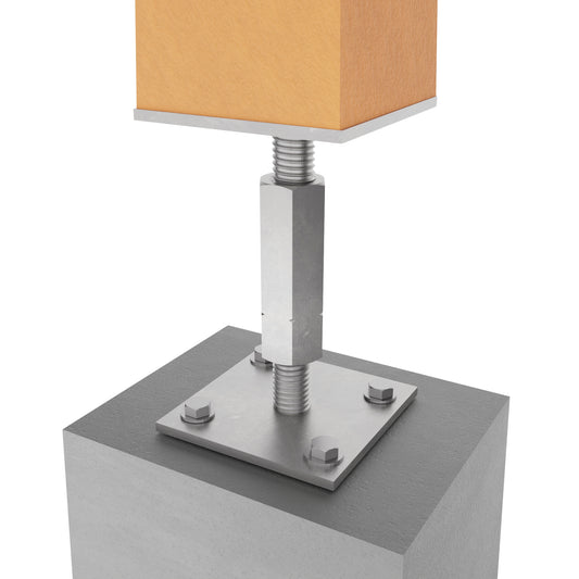 Soporte regulable para poste