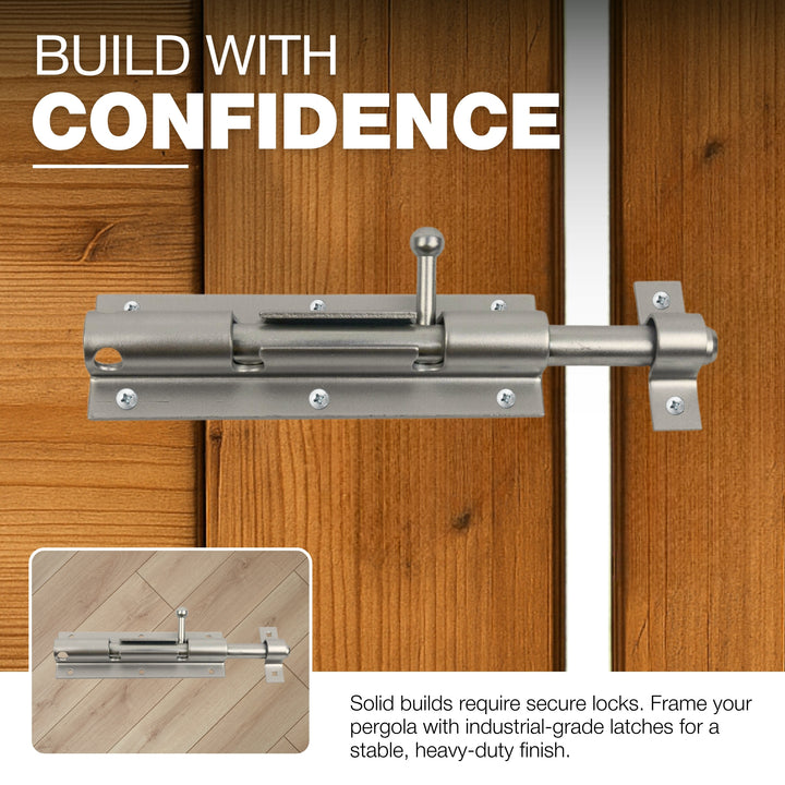 Slide bolt latch
