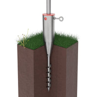 Screw in rotary universal spike