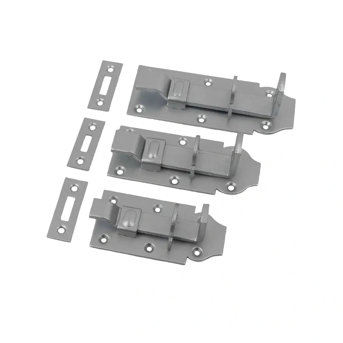 Cranked sliding barrel bolts
