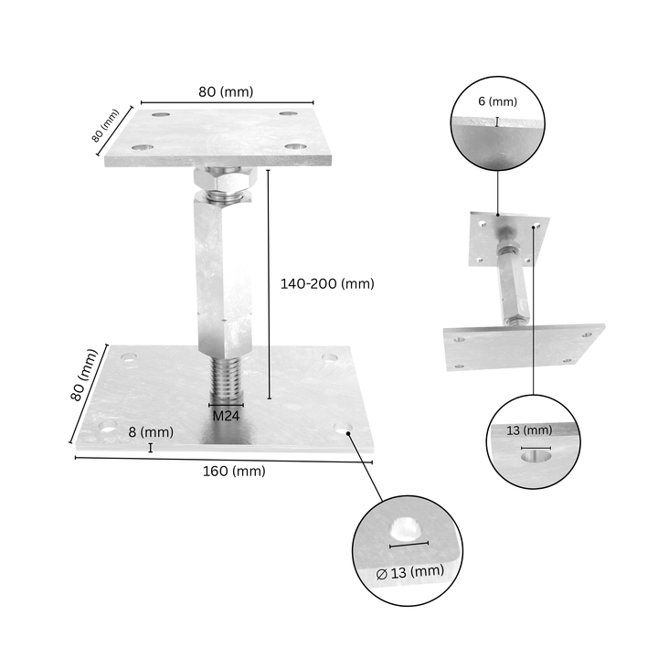 Adjustable Post Base