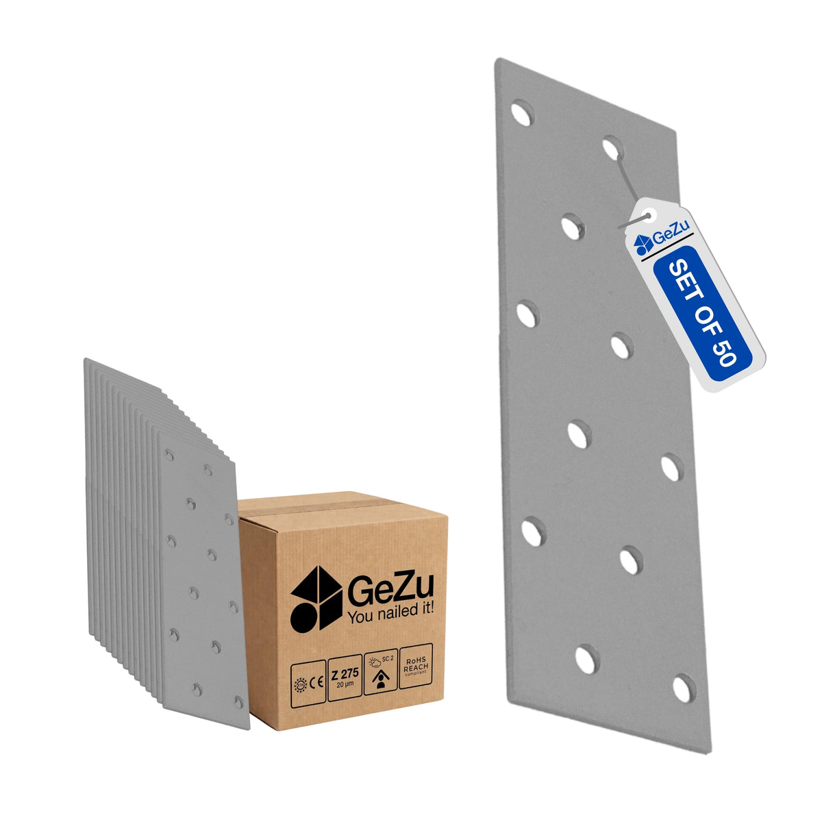 Flat plate - 100 x 200 x 2 mm - Gezu Impex