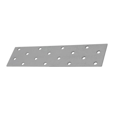 Perforated wood connector plate