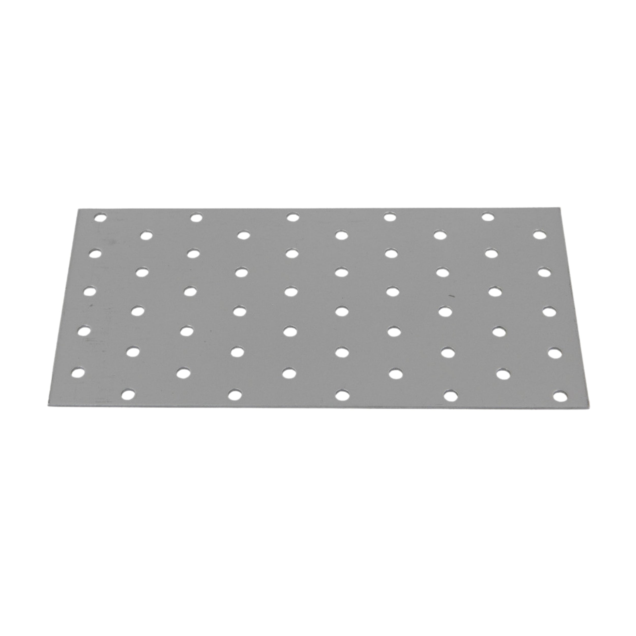 Perforated wood connector plate