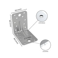Conector angular reforzado