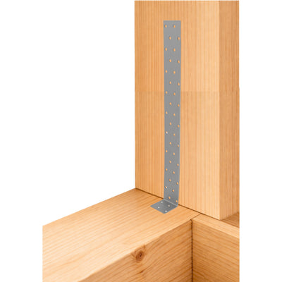 Flat steel anchor for concrete