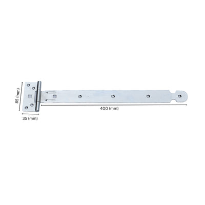 T-Hengsel Kraftig Utførelse | T-Hinge for Port og Dør