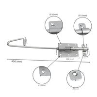Slide bolt latch