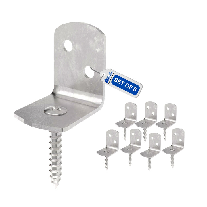 Équerre pour clôture bois avec Bundle