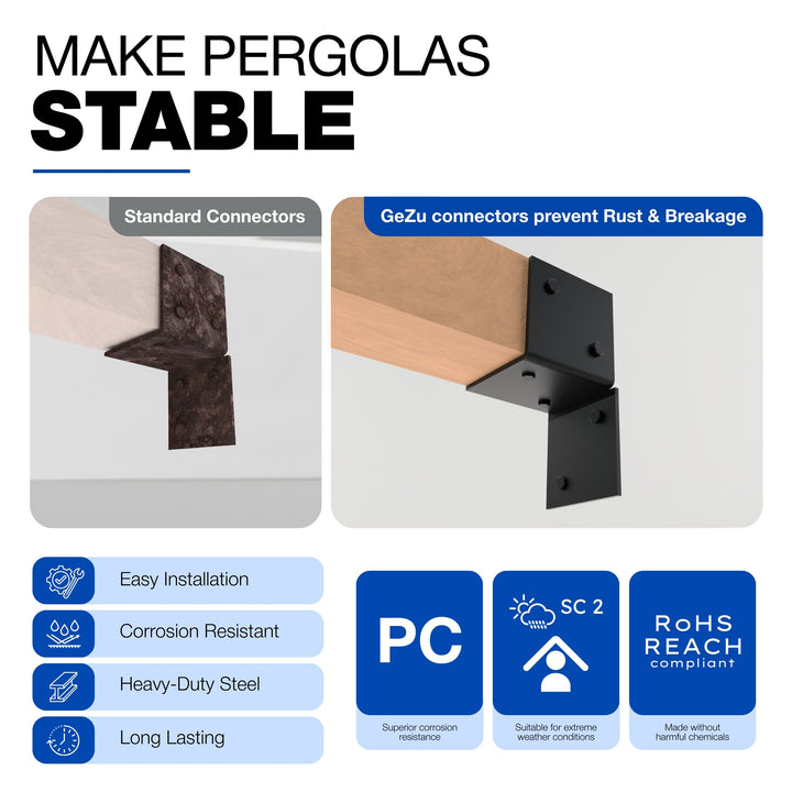 Pergola Väggfäste 
