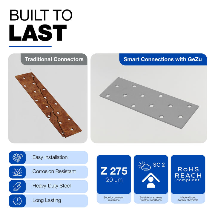 Perforated wood connector plate