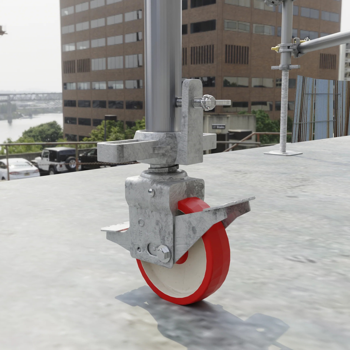 Adjustable Scaffolding Caster Wheel With Brake
