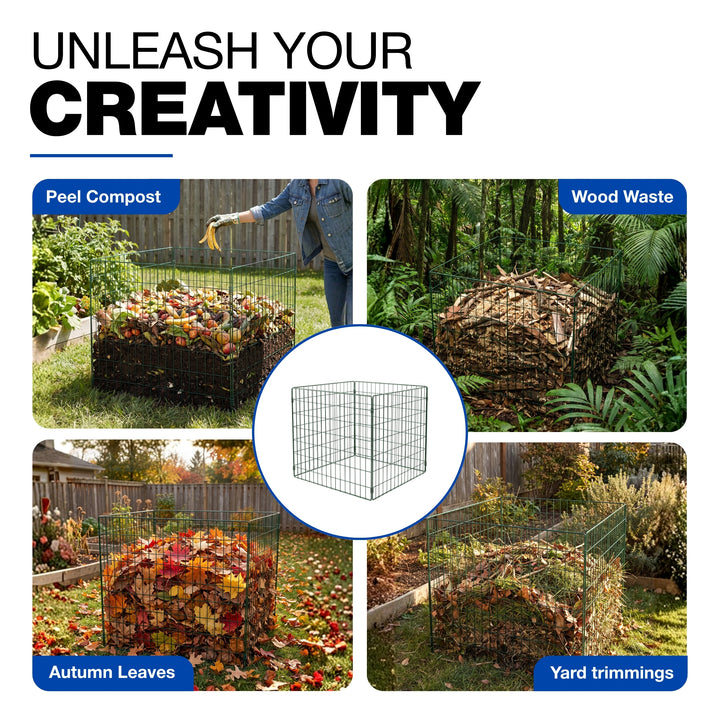 Square Mesh Garden Composter