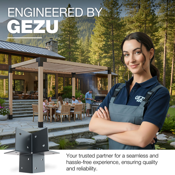 Pergola 3-Vägs Hörnbeslag