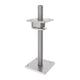 Adjustable post support with hook