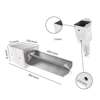 Fence Post Repair Spike