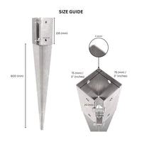 Ajustable Soporte de Poste de Impacto