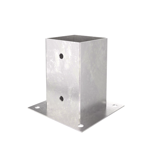 Soporte de Poste con Placa Base